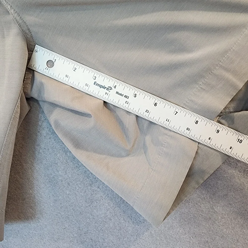 Faherty‎ All Day Shorts Mens 36 x  8.5 Grey Hybrid Boardshorts Stretch Quick Dry